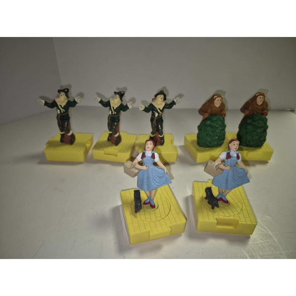 Vintage Wizard of Oz Interlocking Moving Toy 1997 Blockbuster Lot Duplicates